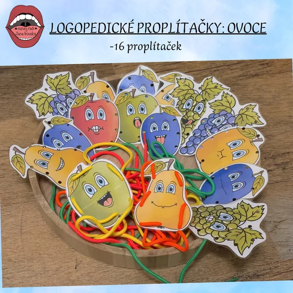 LOGOPEDICKÉ PROPLÍTAČKY: OVOCE