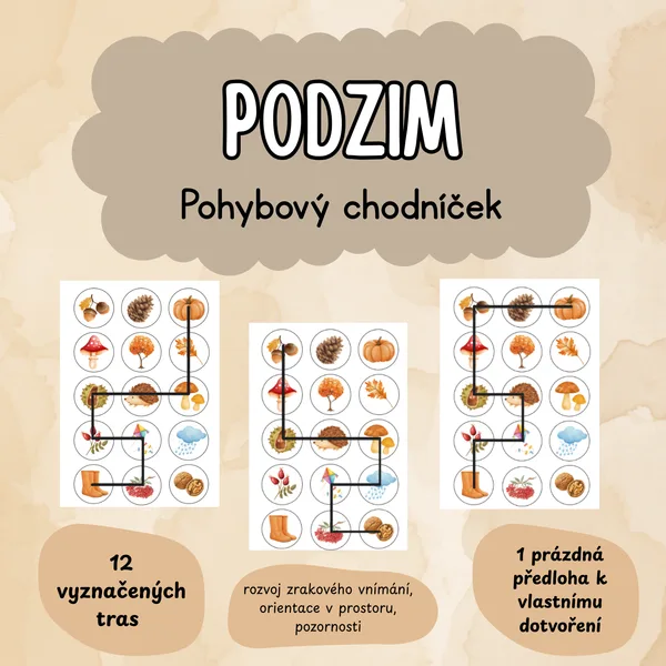 Podzim - pohybový chodníček