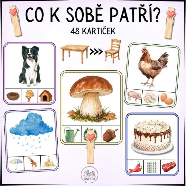 Co k sobě patří? – kolíčkování