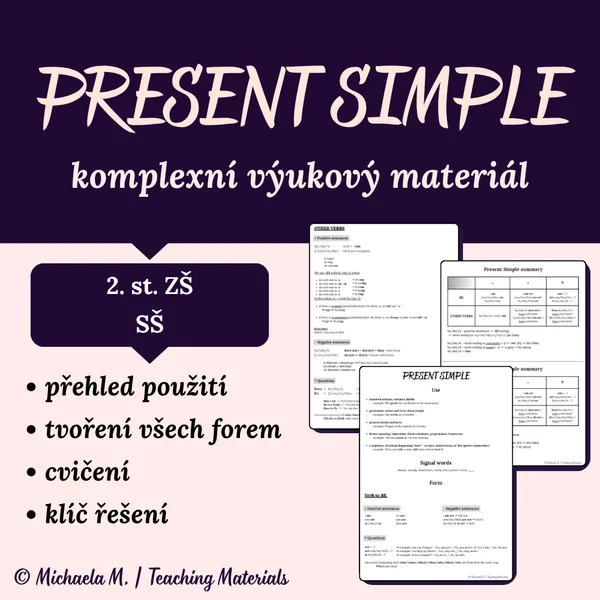 Present Simple - přítomný čas prostý