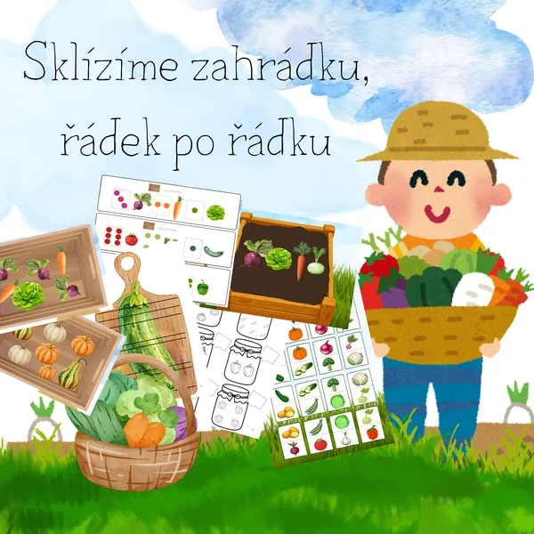 Sklízíme zahrádku, řádek po řádku🫜