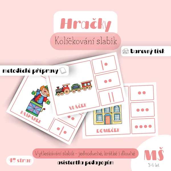 Hračky - Kolíčkování slabik