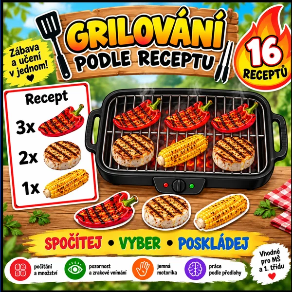 🔥 GRILOVÁNÍ PODLE RECEPTU – 16 RECEPTŮ