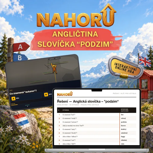 Anglická slovíčka – "podzim“