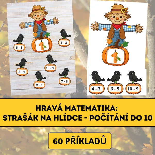 Hravá matematika: Strašák na hlídce – počítání do 10