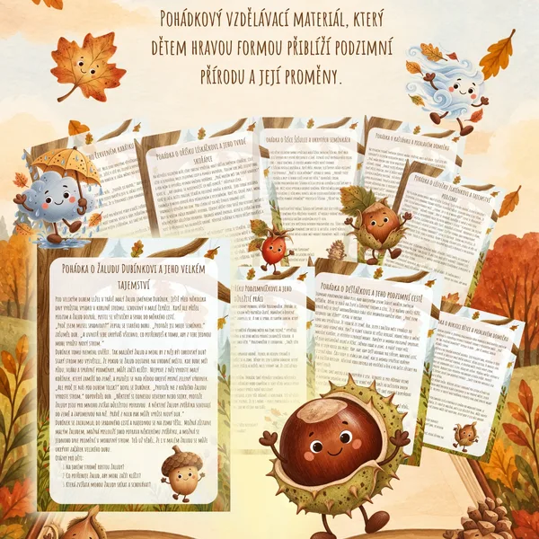 🍂 KDYŽ PODZIM VYPRÁVÍ POHÁDKY… 📖✨