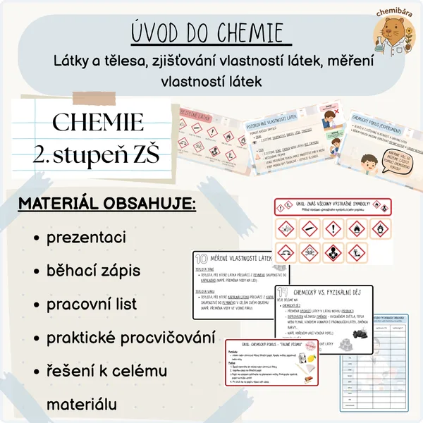 Úvod do učiva chemie