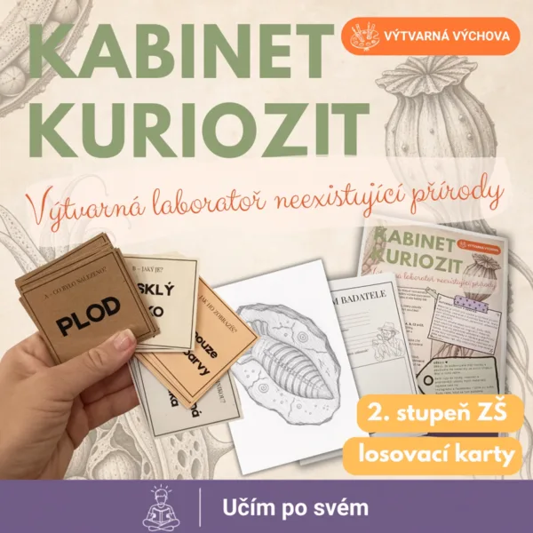 Kabinet kuriozit - výtvarná aktivita s generovacími kartami, 2. stupeň ZŠ