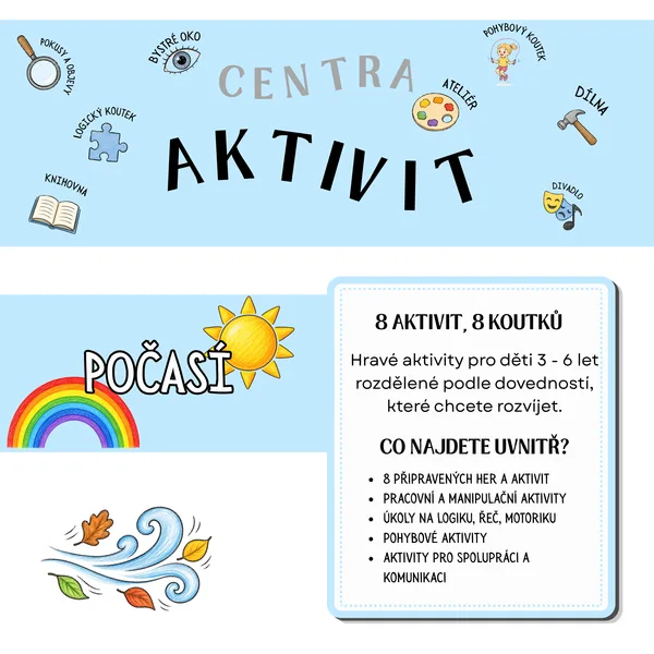 Centra aktivit - POČASÍ