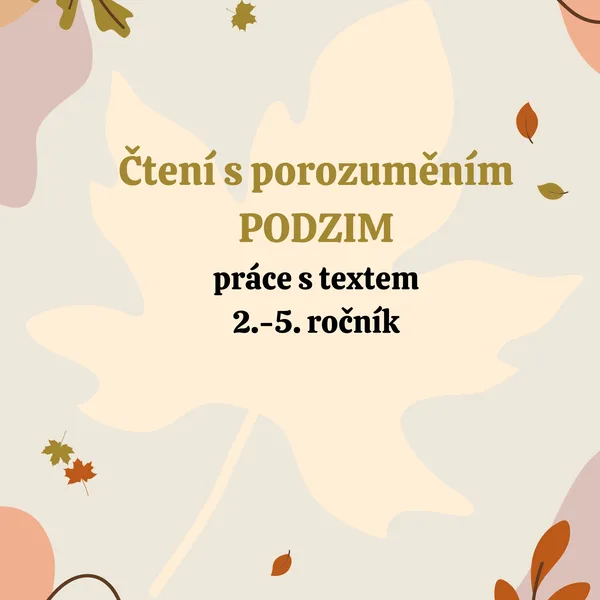 Čtení s porozuměním - PODZIM