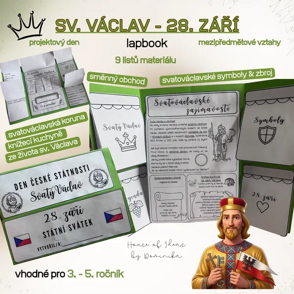 Svatý Václav - lapbook k 28. září