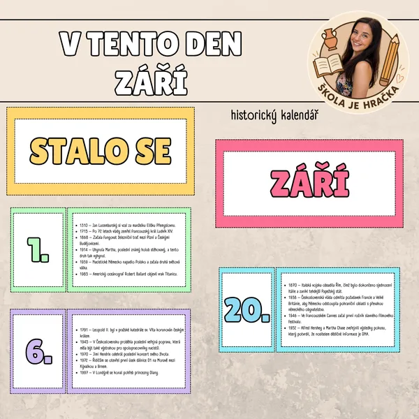 Stalo se v tento den - historický kalendář - září