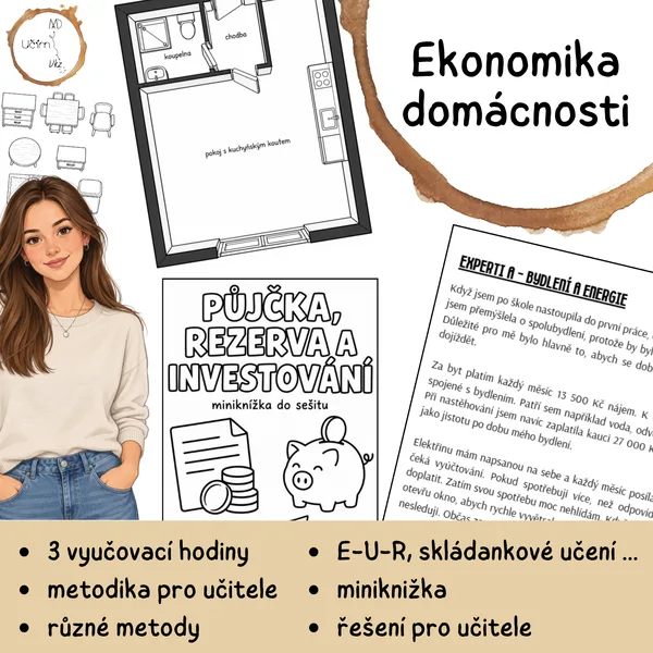 Ekonomika domácnosti v praxi – první byt, rozpočet, půjčky a investování
