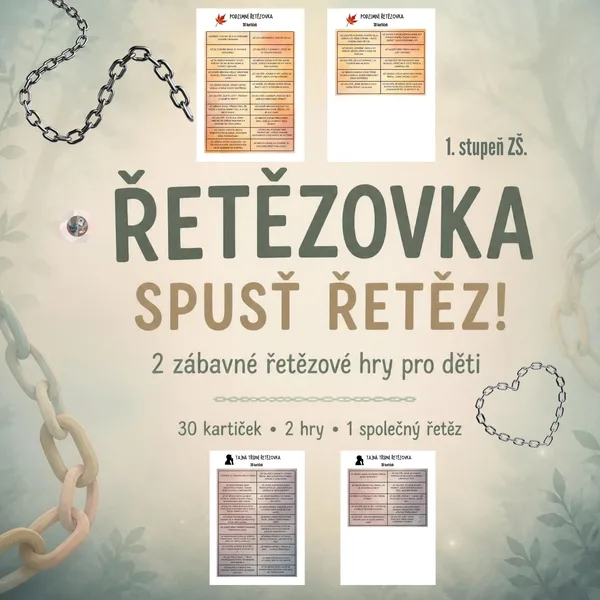 Třídní řetězovka – 2 hry plné zábavy a pohybu