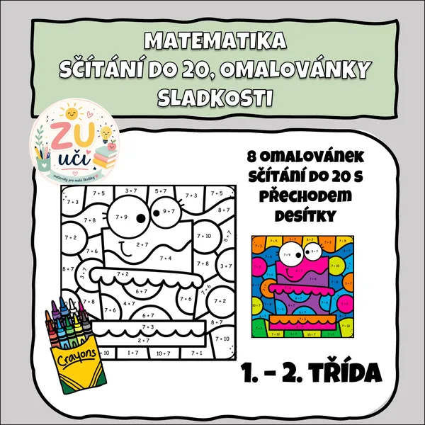 Omalovánky do 20 - Sladkosti