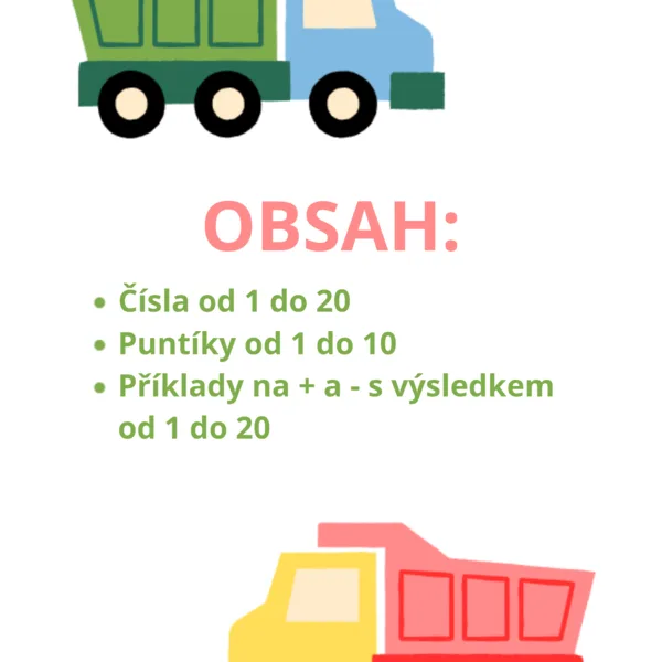 DOPRAVNÍ VÝCHOVA - Nákladní auta - Počty