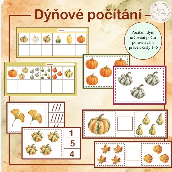 Dýňové počítání (Do 5)