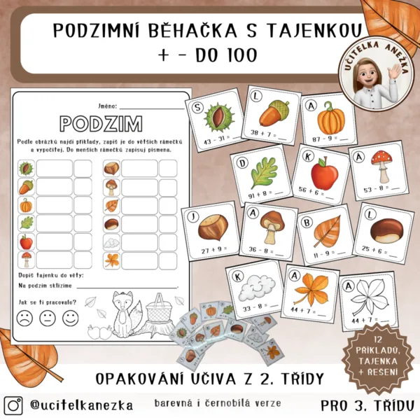 PODZIMNÍ BĚHAČKA S TAJENKOU + - do 100