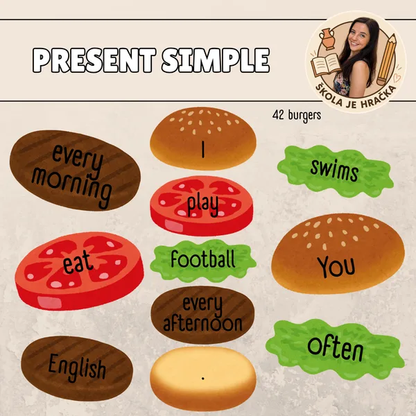 Present simple - burgers