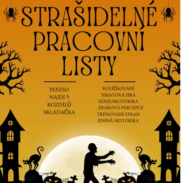 Strašidelné pracovní listy