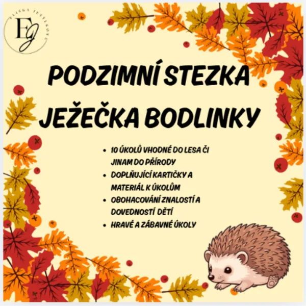 Podzimní stezka ježečka Bodlinky