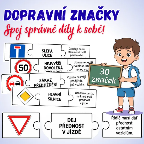 Dopravní značky / bezpečnost na silnici / doprava
