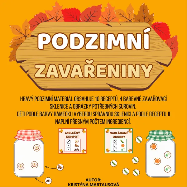 Podzimní spíž - Skládáme zavařeniny podle receptů 🍎🫙