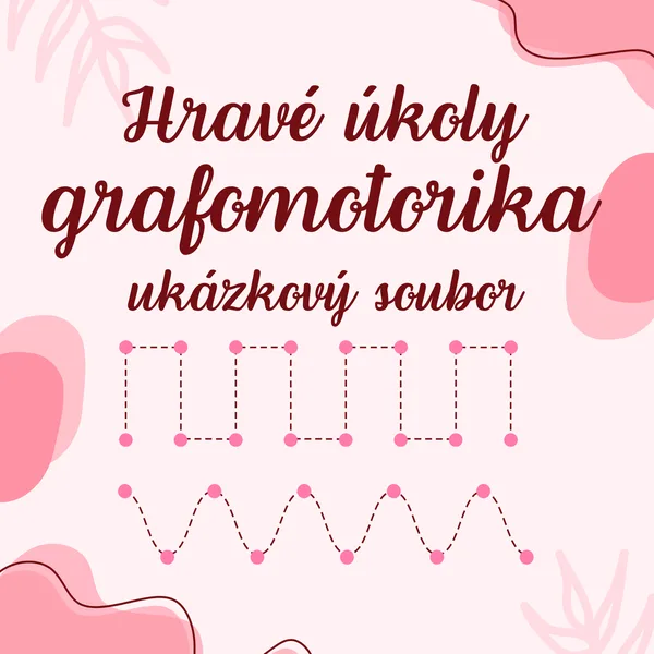 Hravé úkoly – grafomotorika – ukázkový soubor