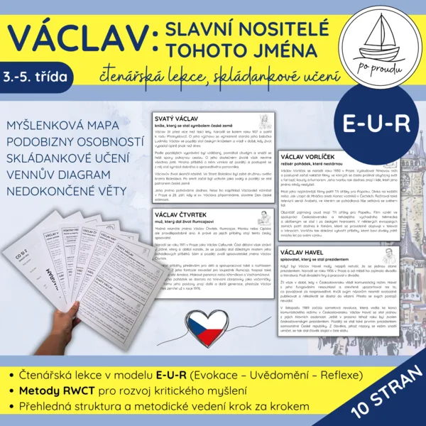 Václav | slavní nositelé tohoto jména – čtenářská lekce E–U–R