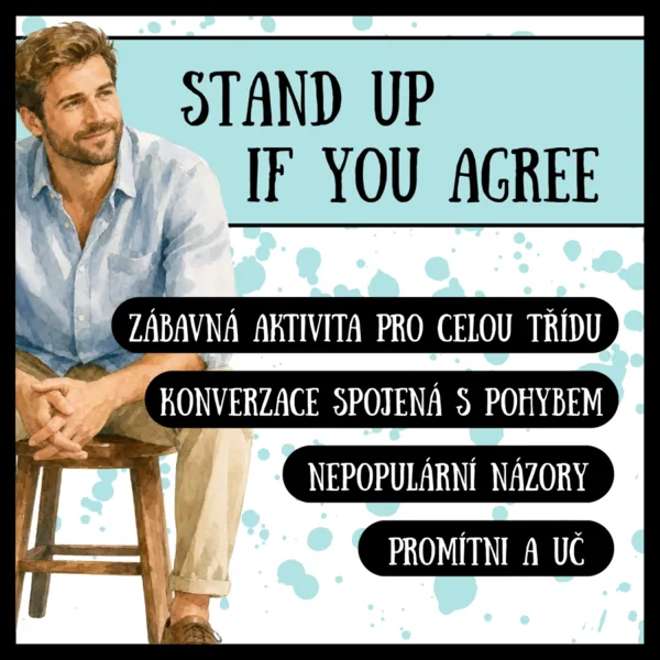 Stand up if you agree / agreeing / disagreeing / present simple