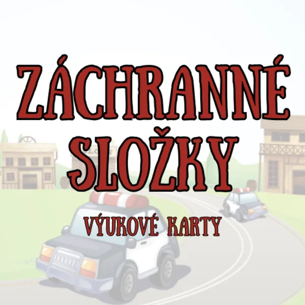 Záchranné složky | výukové karty