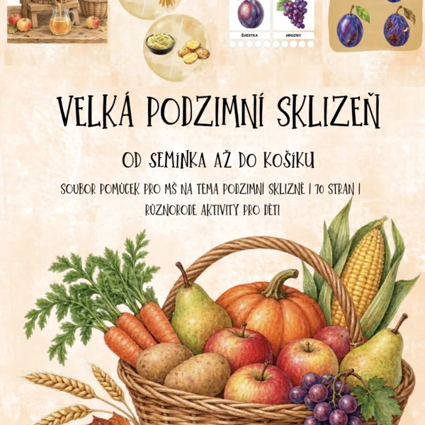 🍎 VELKÁ PODZIMNÍ SKLIZEŇ – OD SEMÍNKA AŽ DO KOŠÍKU 🎃🍐