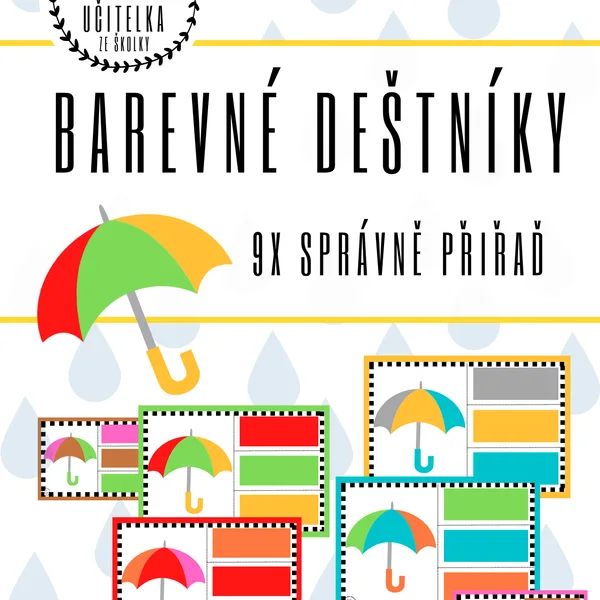 BAREVNÉ DEŠTNÍKY