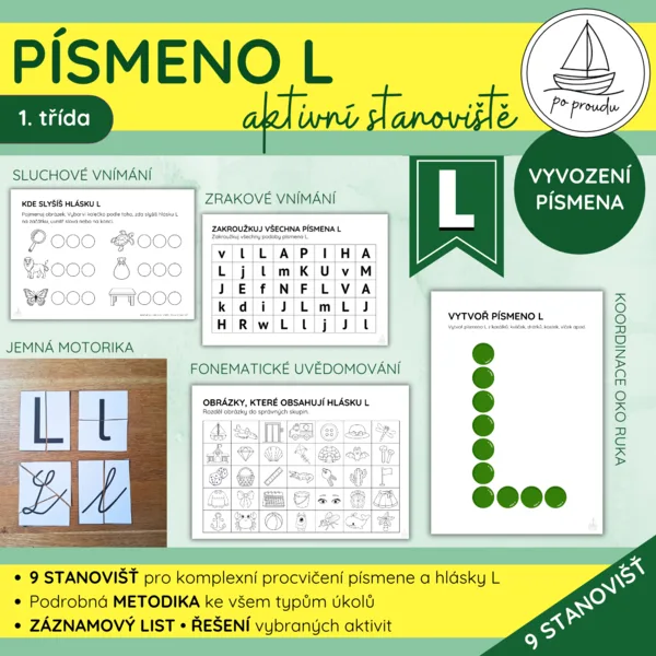 Písmeno L | 9 aktivních stanovišť