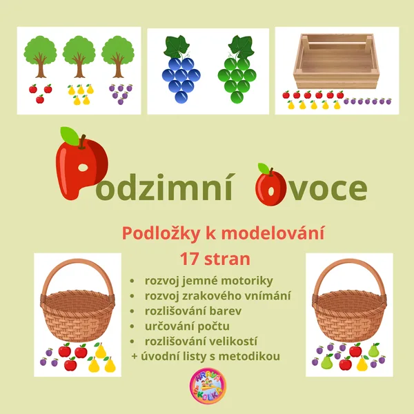Podzimní ovoce - modelování