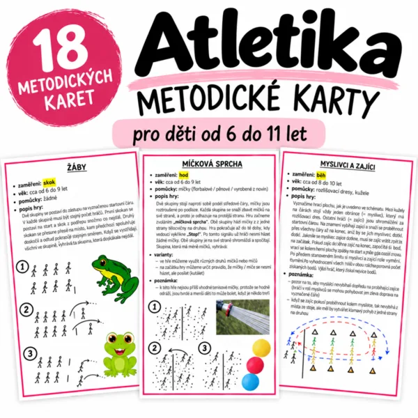 Atletika - metodické karty