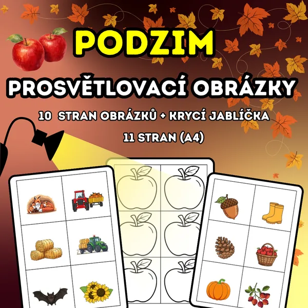 PODZIM - Prosvětlovací obrázky