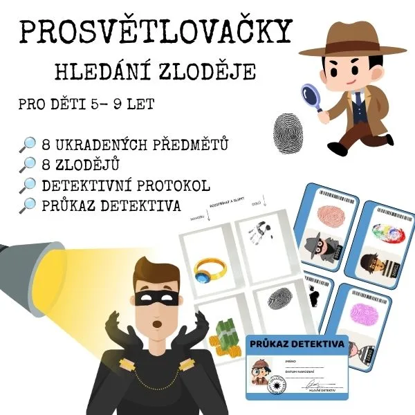 Prosvětlovačky - zloději