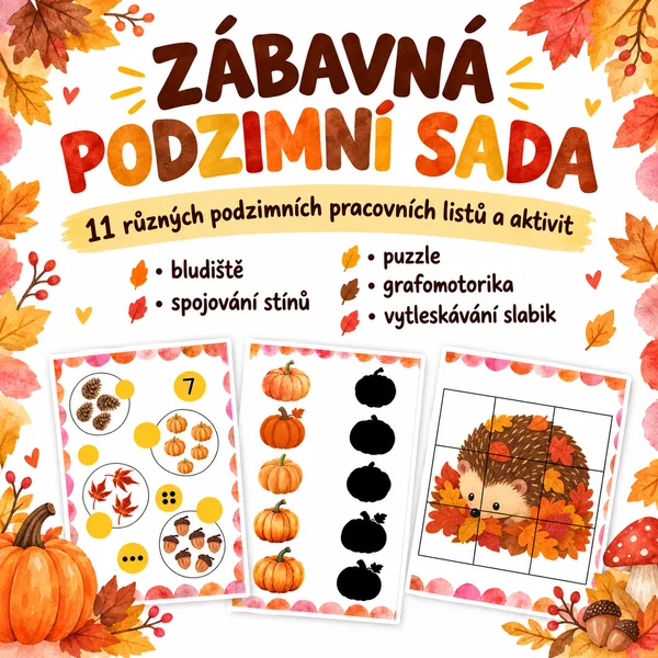 Zábavná podzimní sada 🍂