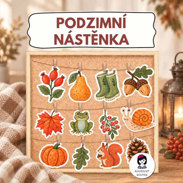 Podzimní girlanda | Podzimní výzdoba | Nástěnka | Podzim