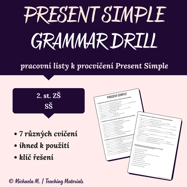 Present Simple - grammar drill