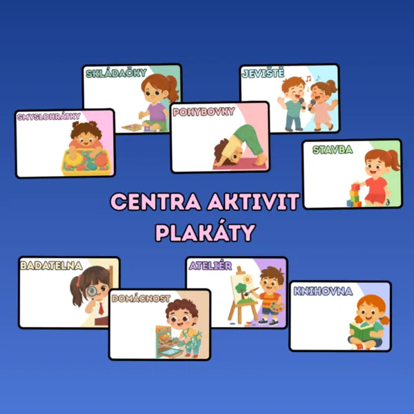 Centra aktivit - plakáty