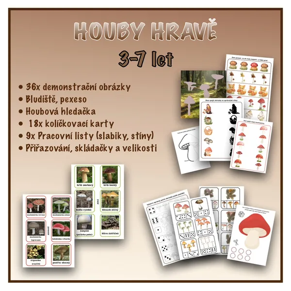 Houby hravě 🍄🟫🍄