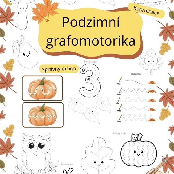 Podzimní grafomotorika 🍂