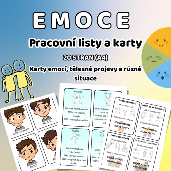 EMOCE - Pracovní listy a karty