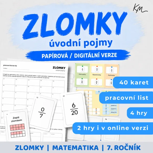 ZLOMKY úvodní pojmy - 4 karetní hry včetně online verzí