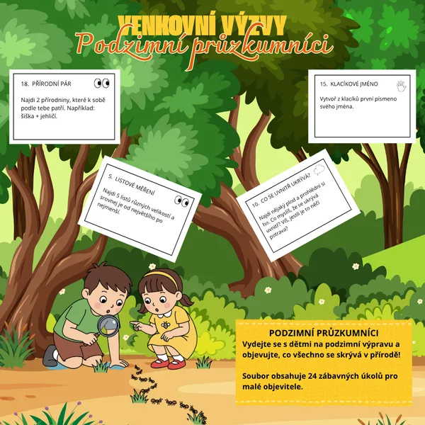 PODZIMNÍ PRŮZKUMNÍCI