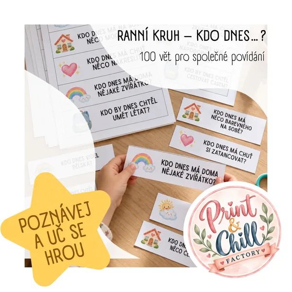 RANNÍ KRUH – KDO DNES…? | 100 vět pro společné povídání