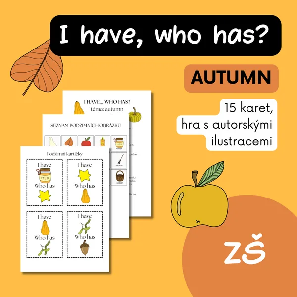 Autumn - Podzim - I have, who has?