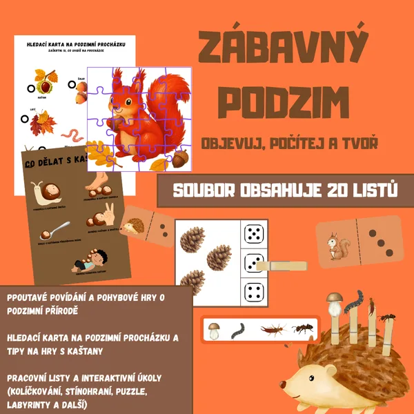 PODZIMNÍ BALÍČEK AKTIVIT PRO DĚTI